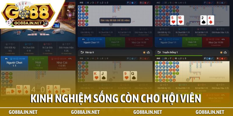 Kinh nghiệm sống còn cho hội viên